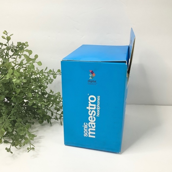 DIGITAL BASICS Sonic Maestro Stereo Headphones Black NEW - Picture 5 of 7